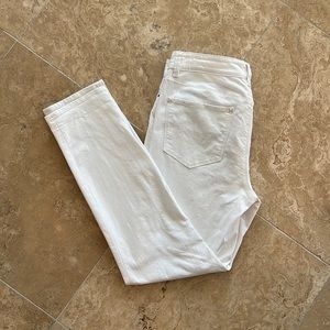 Ann Taylor white Denim Jeans pants size 10